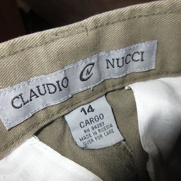 CLAUDIO NUCCI Cargo Pants Size 14 - Picture 3 of 4